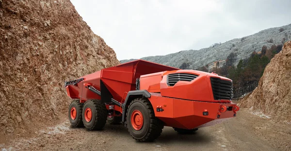 Autonomo auto-guida camion minerario — Foto Stock
