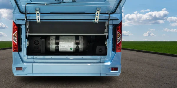 Autobus vodíkových palivových článků. — Stock fotografie