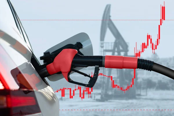 Konzept einer Treibstoffkrise — Stockfoto