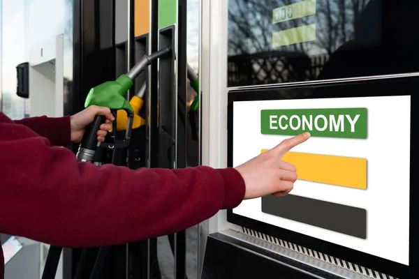 Concept of a fuel crisis — Stockfoto