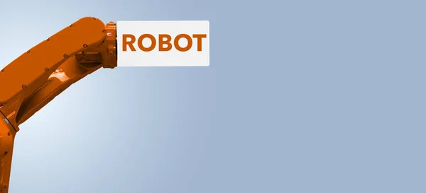 박스와 텍스트 Robot — 스톡 사진