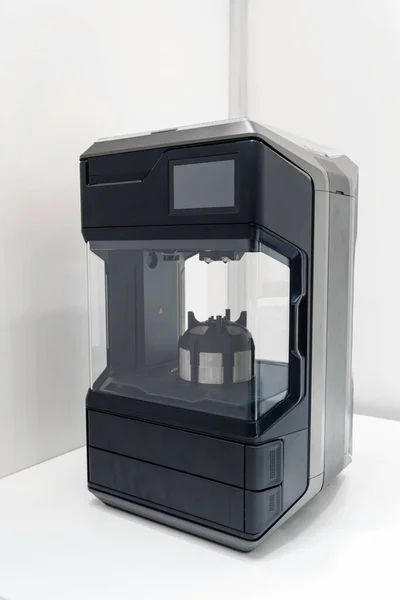 Una Impresora Laboratorio Imprime Una Estructura Polímero — Foto de Stock