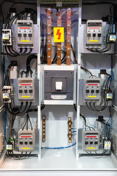 Cabinet with switches for power system control