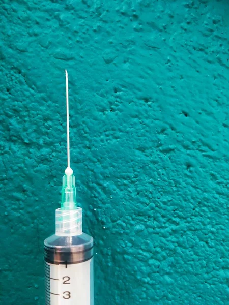 Vaccin Och Spruta För Vaccination Medicinsk Utrustning — Stockfoto