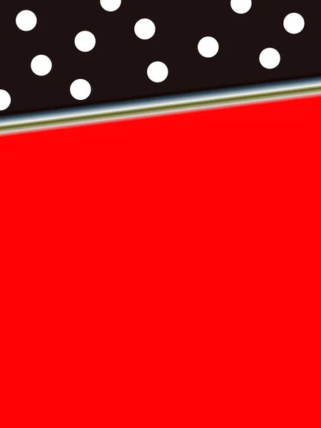 Abstracte Achtergrond Met Rode Zwarte Stippen — Stockfoto