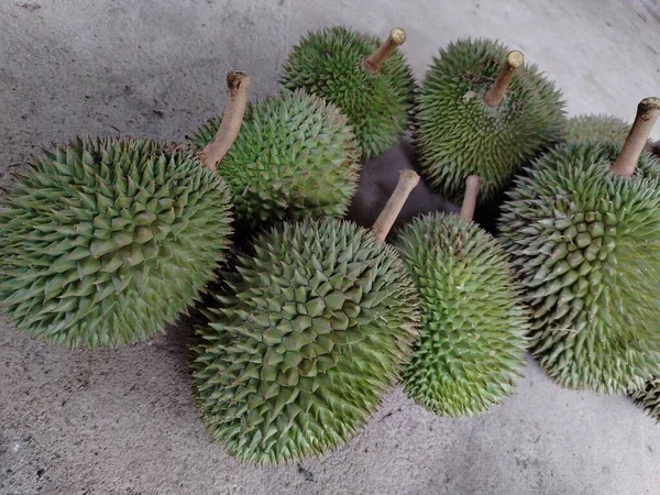 Frutta Durian Sul Mercato — Foto Stock