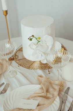 Boho style wedding cake. Wedding sweets. Boho wedding