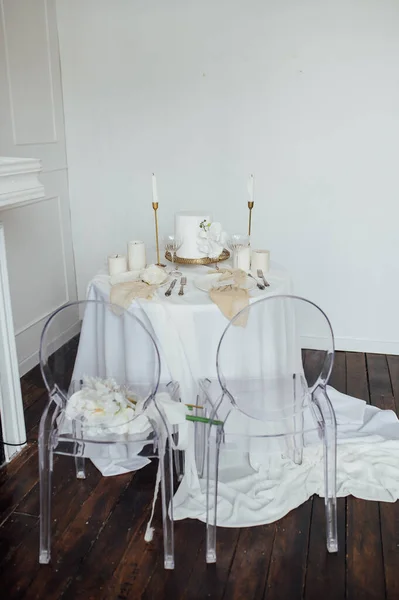 Boho style wedding cake. Wedding sweets. Boho wedding — Stockfoto