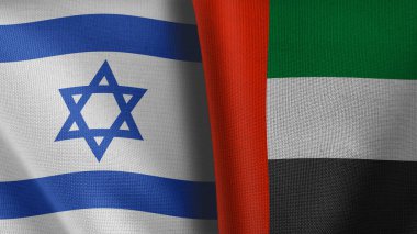 İsrail ve Birleşik Arap Emirlikleri iki kumaş dokusu bayraklarını birleştiriyor