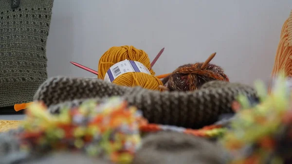 Needle Thread Knitting — Foto de Stock