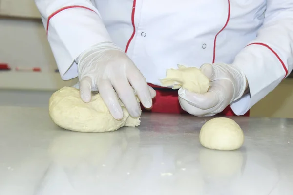 Piekarnia Pieczenia Wypieków Przy Użyciu Mąki — Zdjęcie stockowe