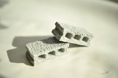Oyuncak beton blok, minyatür boyut