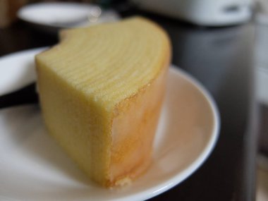 Bir parça Baumkuchen.