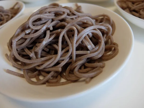 Soba Traditional Japanese Dish — Foto de Stock