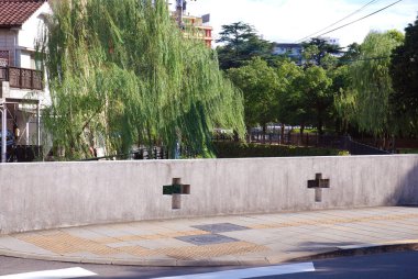 Bridge of Crosses in Nagasaki, Japan