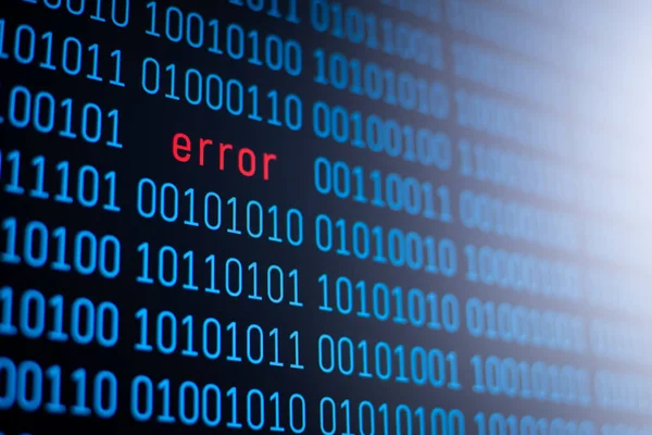 Понятие Ошибки Программном Коде Обнаружение Опасных Червей Ошибок Вирусов Компьютерных — стоковое фото