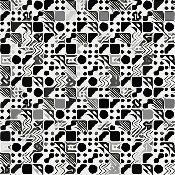 abstract seamless pattern with black and white lines