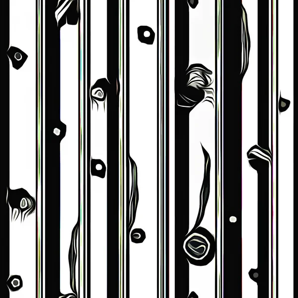 seamless pattern with black and white lines