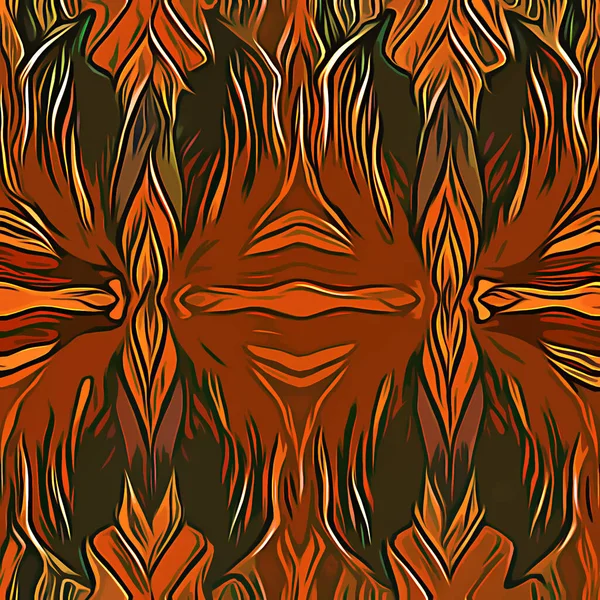 seamless pattern with abstract tribal texture
