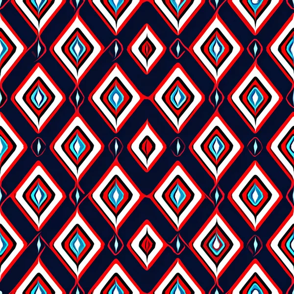 seamless pattern with abstract geometric shapes