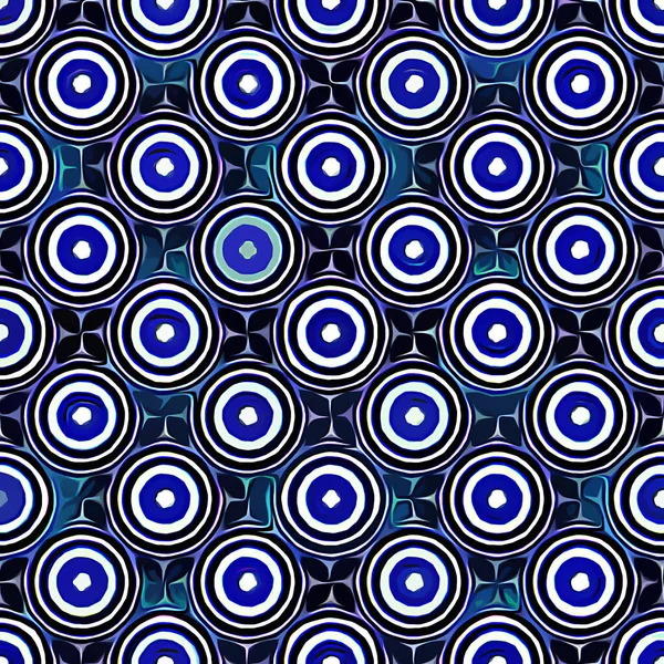 abstract geometric pattern with circles and dots. vector illustration