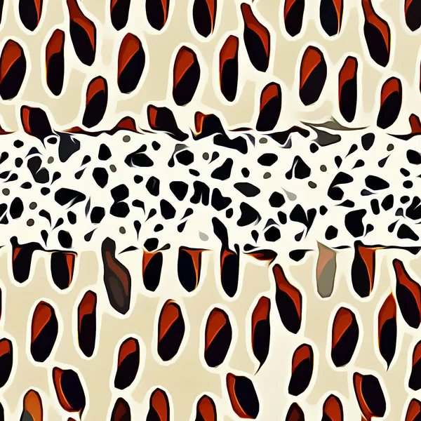 leopard pattern seamless background. vector illustration.
