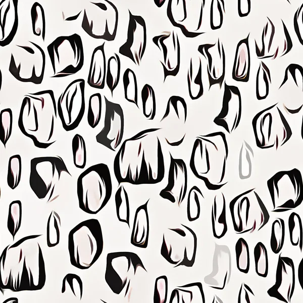 hand drawn ink doodle seamless pattern. vector illustration.