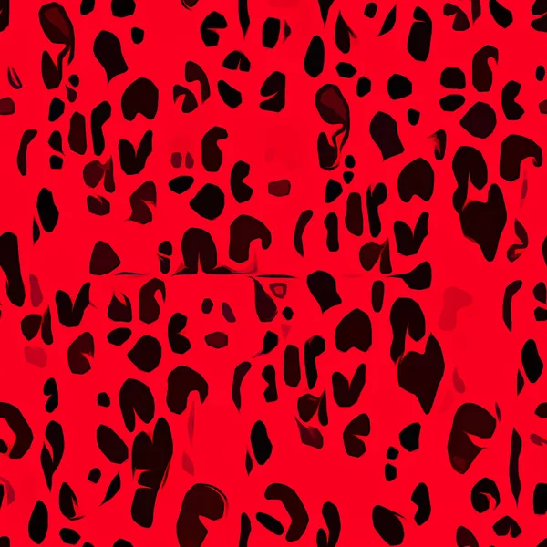 seamless pattern with leopard print. vector illustration