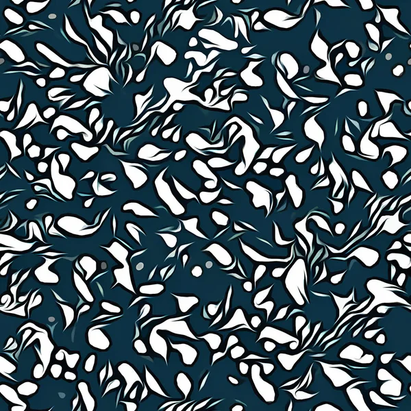 seamless pattern with hand drawn leaves. vector illustration.