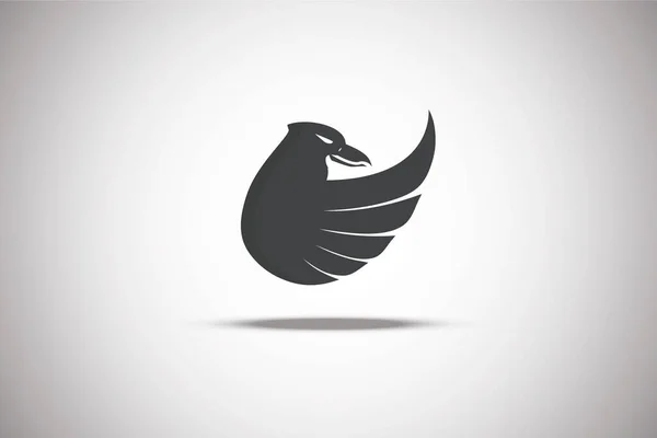 Eagle Logo Design Icon Flat Vector Modern Illustration — Wektor stockowy