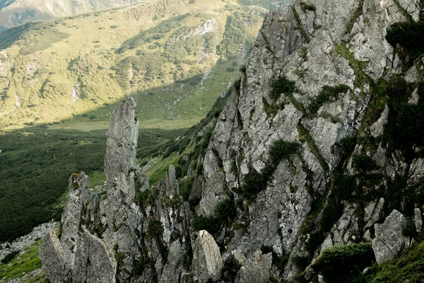 Fascinante Vista Cima Del Monte Spitz Los Cárpatos Ucrania — Foto de Stock