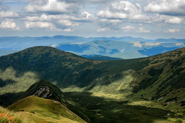 Incredible View Mountain Range Mountain Landscape — Zdjęcie stockowe