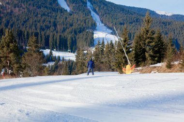 Kayakçılar ve Ukrayna 'daki kayak bölgesi başkanları.