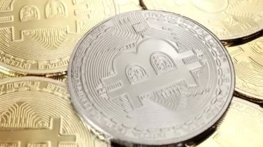 Şifreli para, bitcoin. BTC, Bit Coin. Engelleme teknolojisi, bitcoin madenciliği. Dönen bitcoinlerin makro görüntüsü.