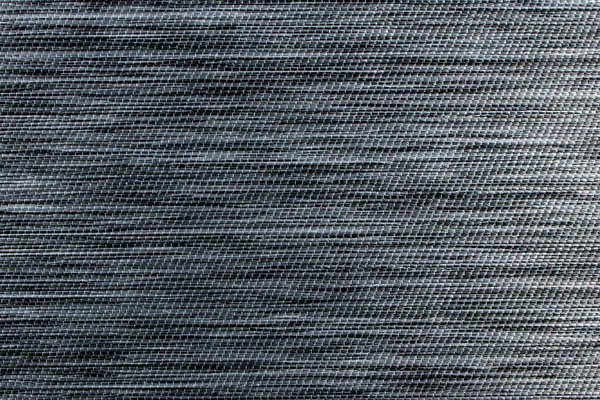 Серый Тканевый Фон Плотного Текстильного Материала Плетеной Узором Крупным Планом — стоковое фото