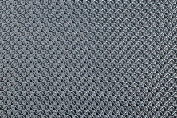 Detailní Záběr Šedé Syntetické Texturované Tkaniny Kosočtvercovým Vzorem Používané Výrobě — Stock fotografie