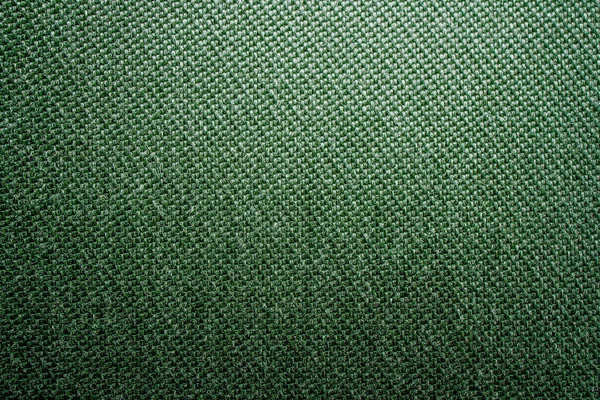 Sfondo Verde Scuro Materiale Tessile Con Motivo Vimini Primo Piano — Foto Stock