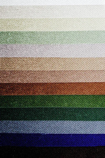 Multicolored Fabric Background Variety Color Dense Fabric Color Palette — стоковое фото