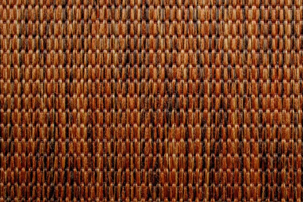 Wicker Background Made Natural Straw Full Frame Densely Woven Straw — Photo