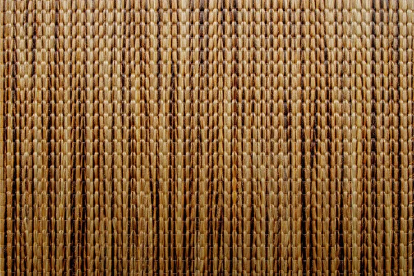 Wicker Background Made Natural Straw Full Frame Densely Woven Straw — Stock Photo, Image