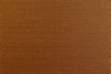 Kahverengi arka plan, güneş panjurları ya da paspas için kalın desenli kumaş, duvar kağıdı, kapat. Kumaş arkaplanı.