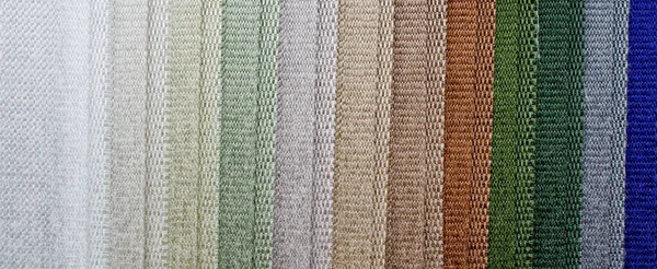 Fond Tissu Multicolore Variété Couleur Tissu Dense Palette Couleurs — Photo