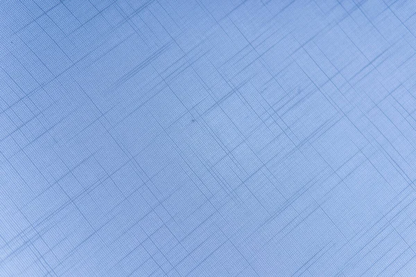 ブルーファブリックキャンバスの背景のテクスチャと線とパターン — ストック写真