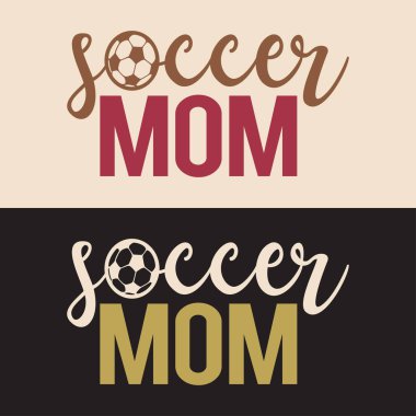 Yazdırma ögeleri için futbol Typography tasarım şablonu