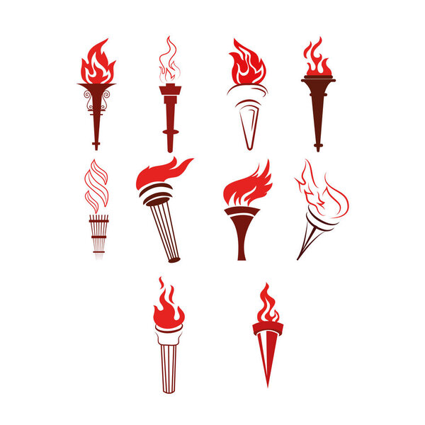 Пламенные турниры, векторные иллюстрации