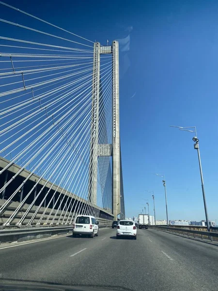 Pont Dans Ville Lisbon Portugais — Photo