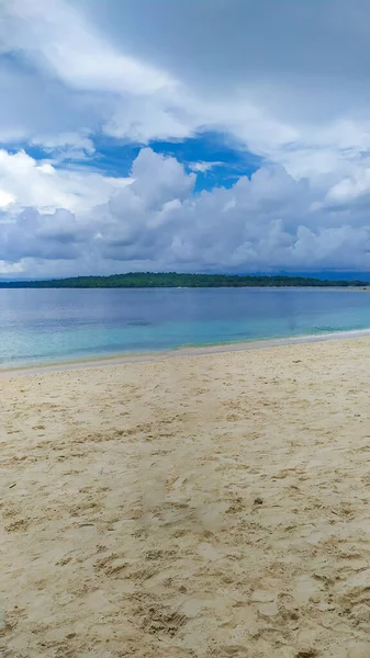 Bella Vista Sul Cielo Combinata Con Elegante Spiaggia — Foto Stock