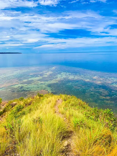 Uma Paisagem Com Rio Montanha Botak — Fotografia de Stock