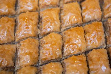 İstanbul 'dan geleneksel Türk tatlıları Baklava