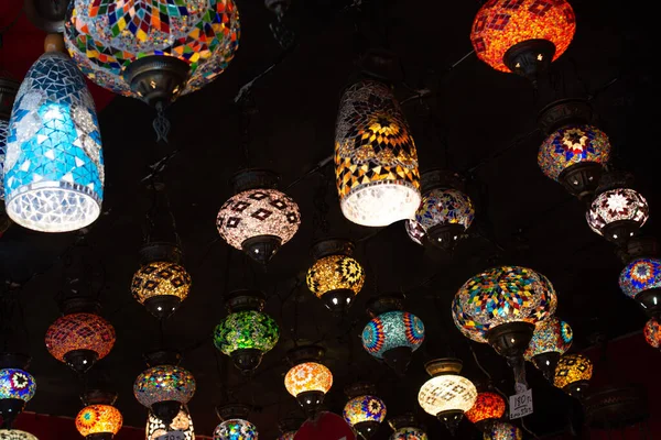 Мозаичные Разноцветные Османские Фонари — стоковое фото